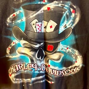 Vintage Harley Davidson black‎ Las Vegas T-shirt